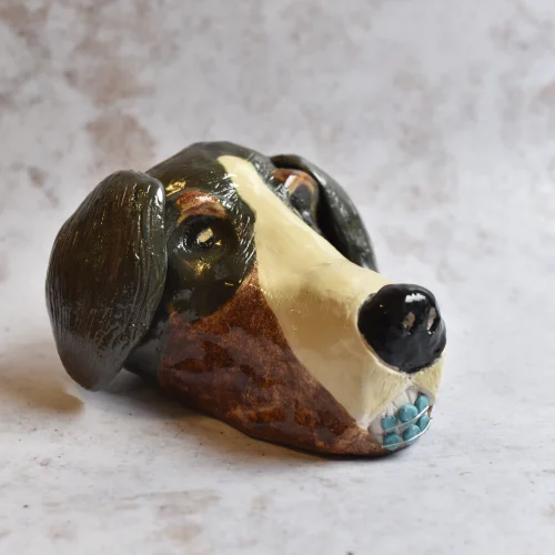 Nommo Ceramics - Luna The Dog Decorative Object