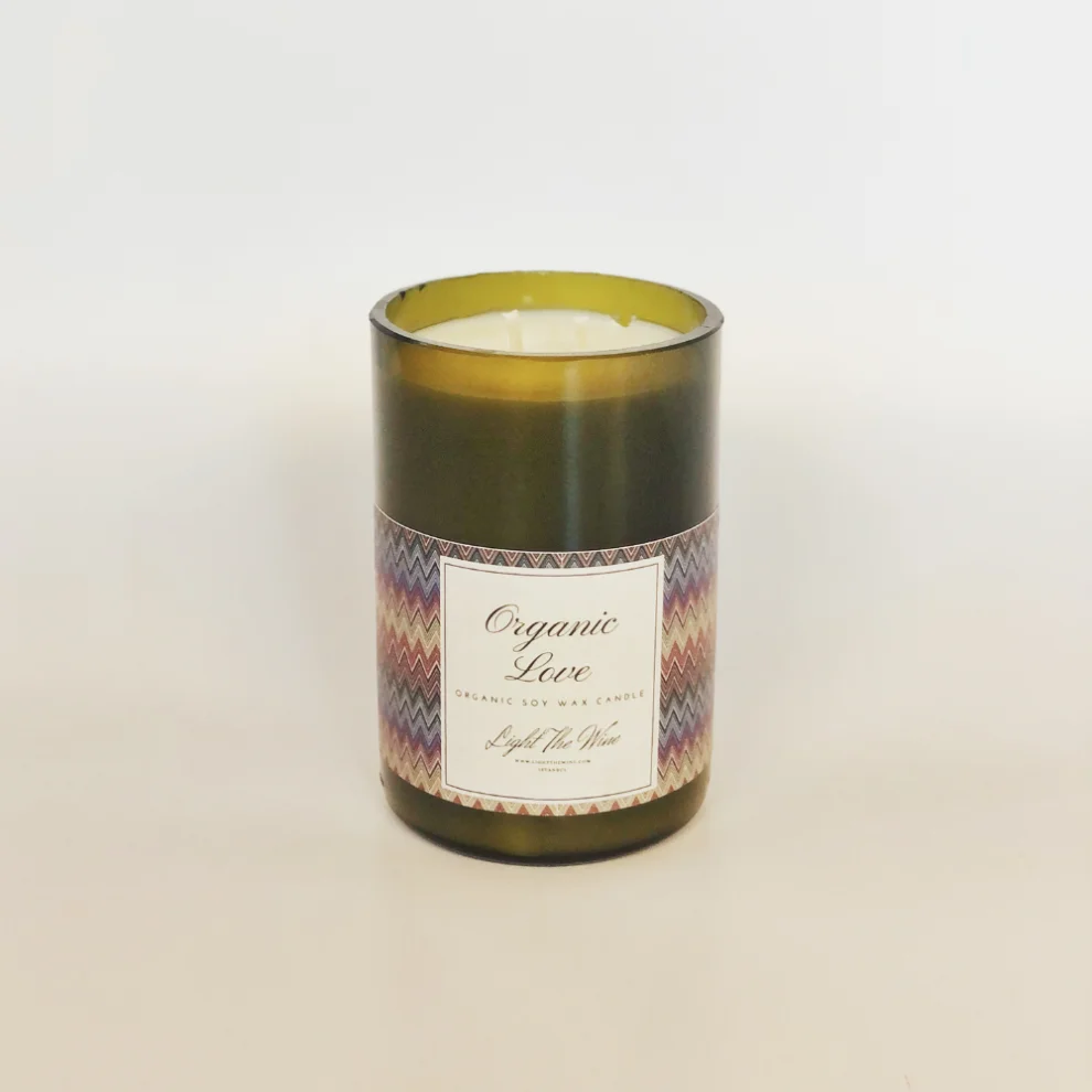 Light The Wine - Organic Wine Bottle Candle