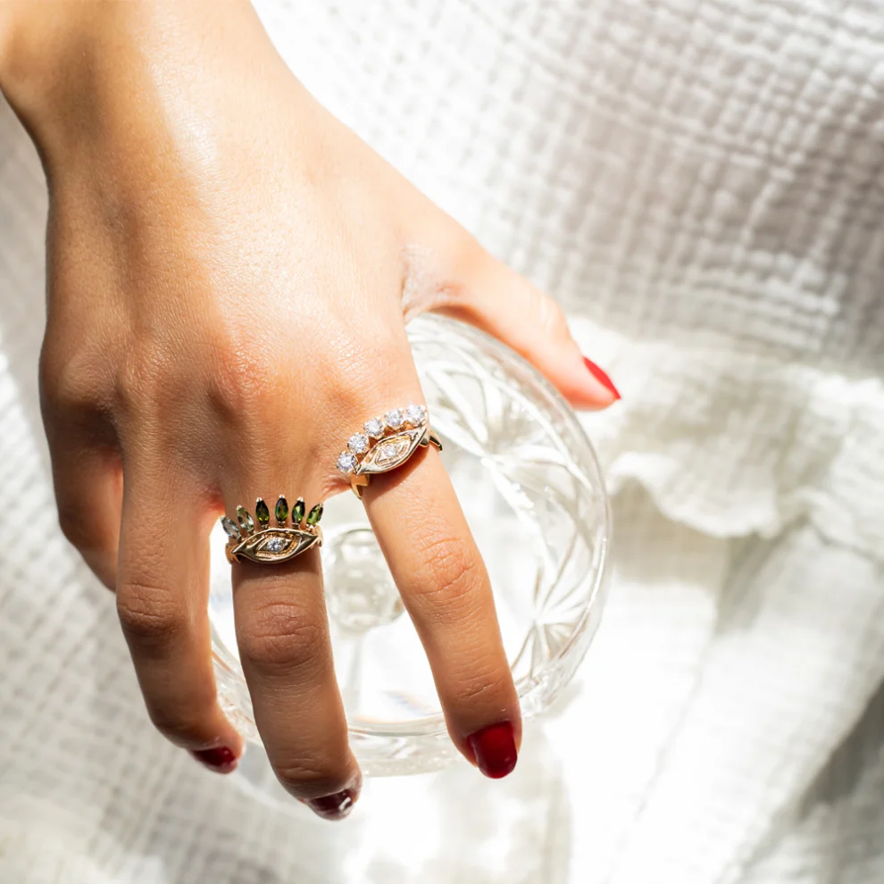 Melis İnal - Diamond Eye Ring
