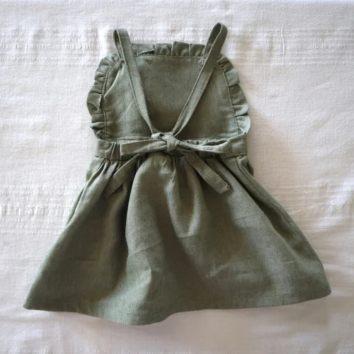 Chi&Che - Yeşil Fırfırlı Elbise
