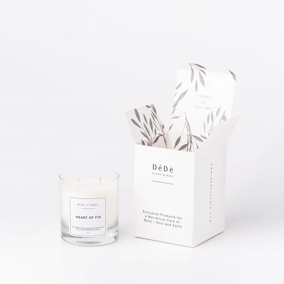 DeDe Candle & Body - Heart Of Fig | salerno İnciri Fine & Artisanal Candle