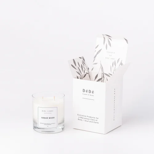 DeDe Candle & Body - Sedir Ağacı Soya Mumu