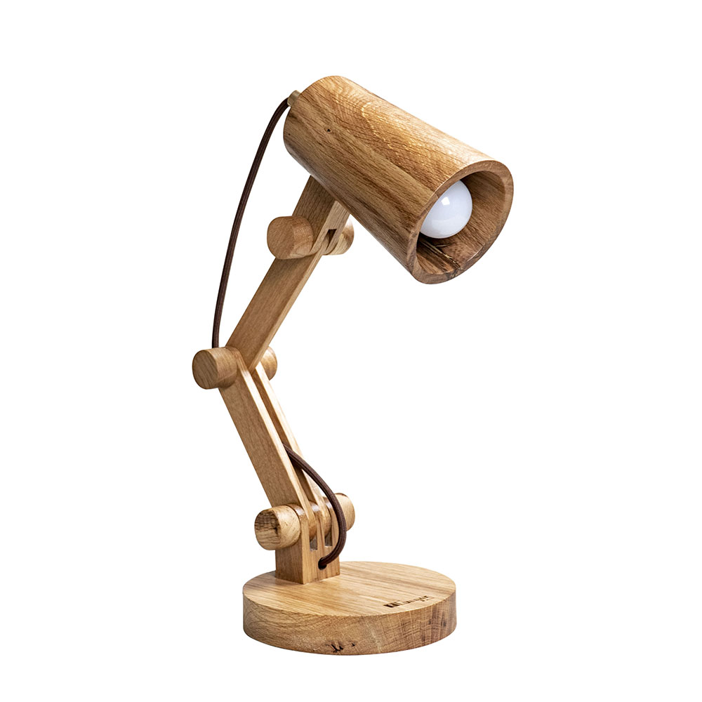 Acrobat Wooden Desk Lamp