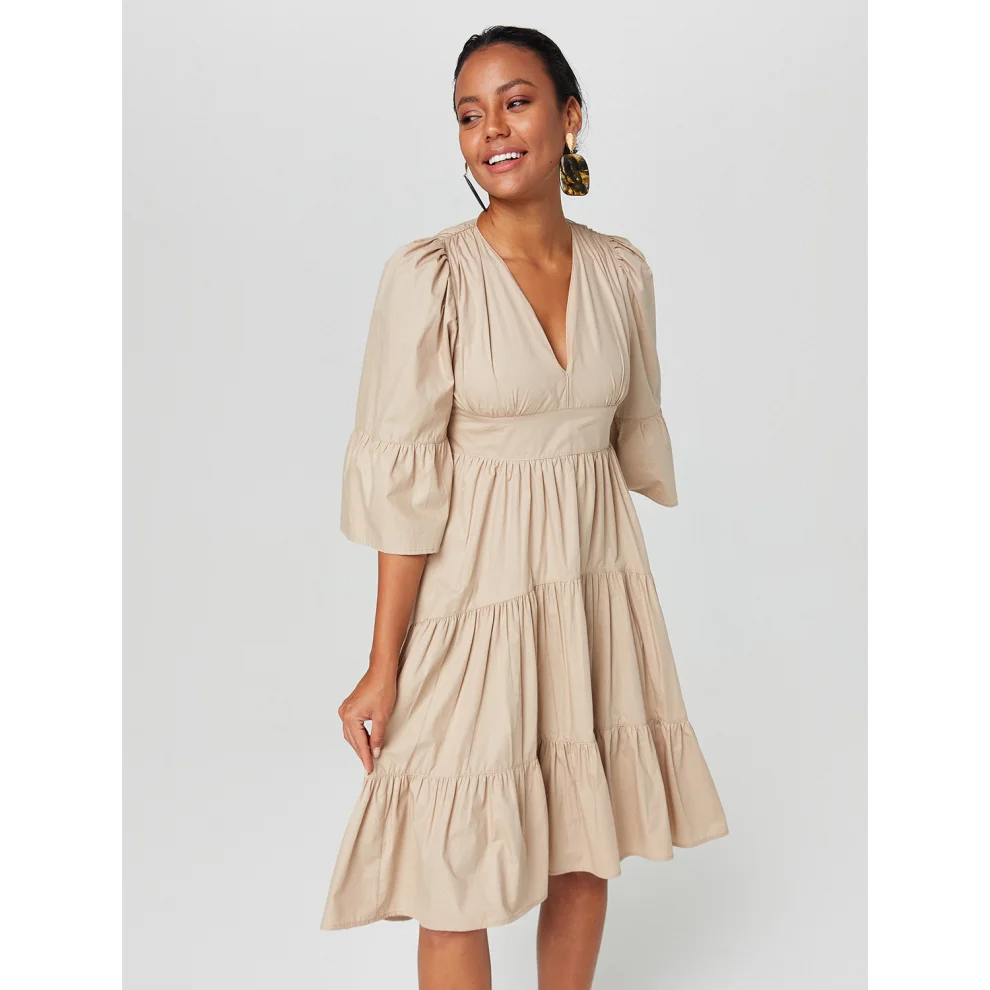 Alleggria - Juliette Part Poplin Dress