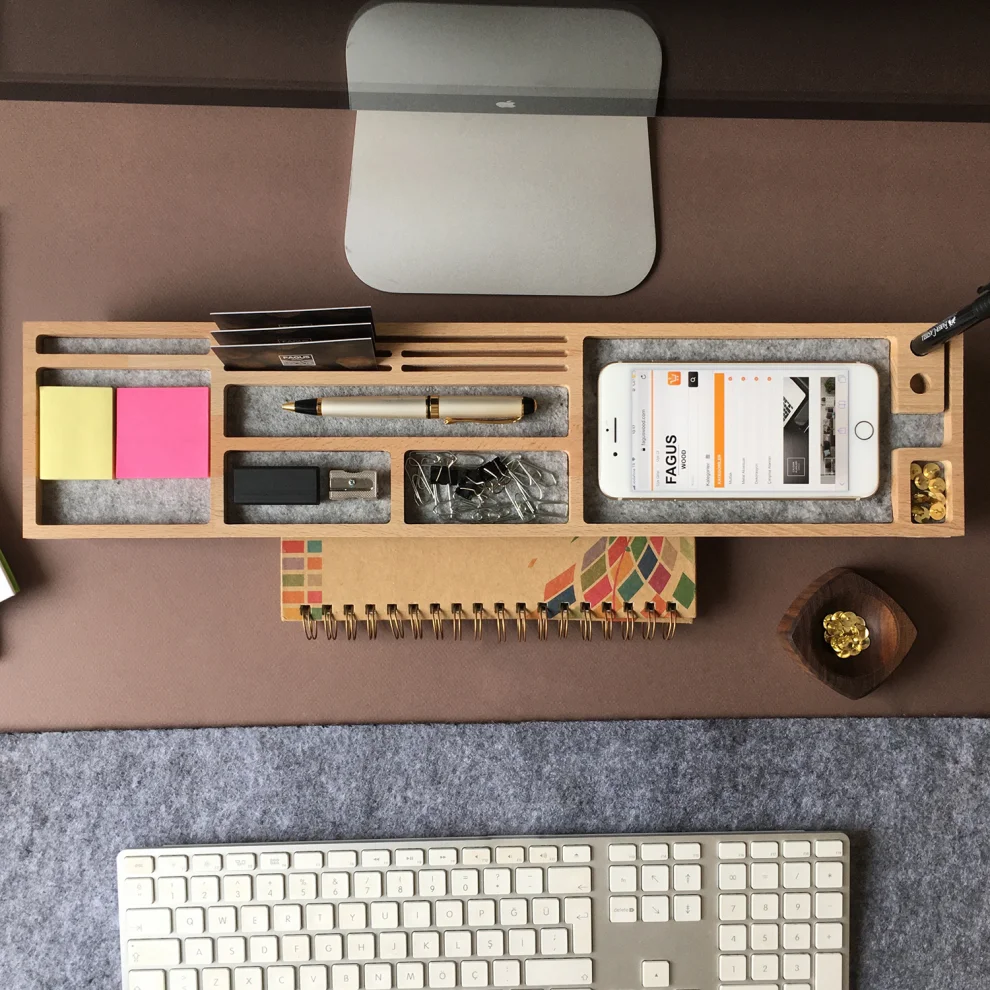 Fagus Wood - Wooden Organizer, Desk Organizer - Sharpy