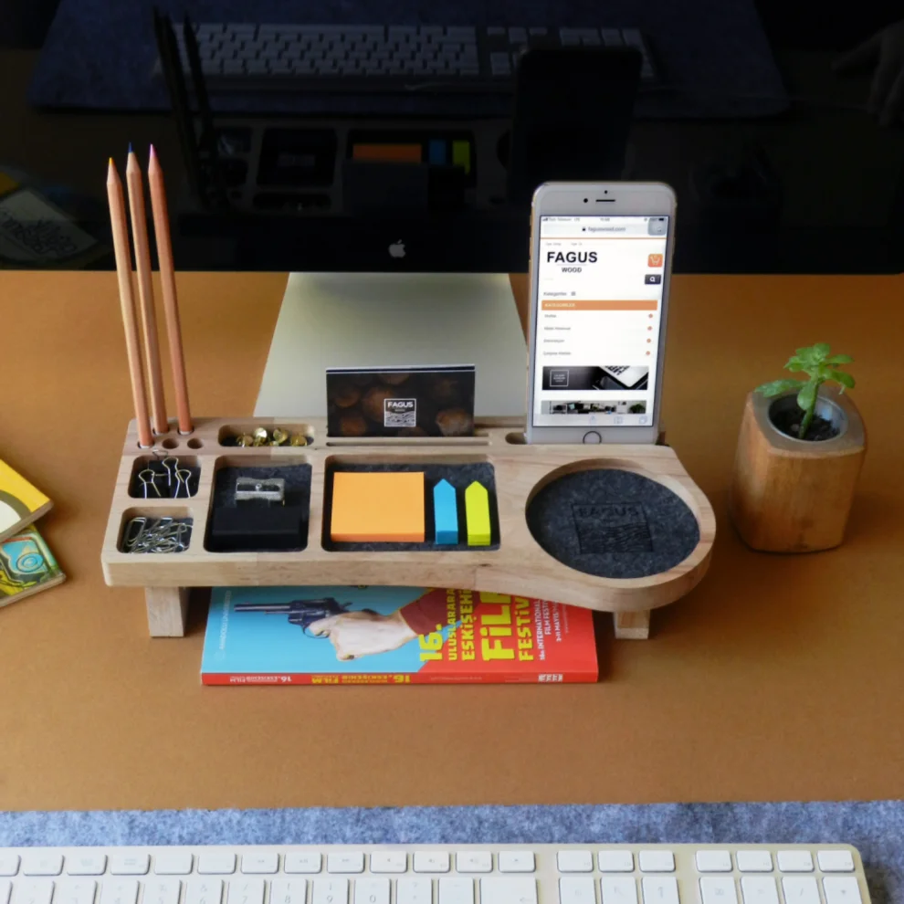 Fagus Wood - Office Desk Accessory Mini Stanley