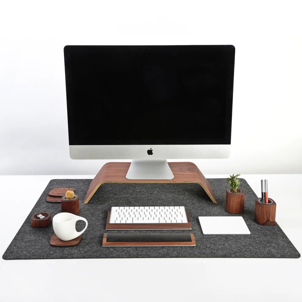 Fagus Wood - Keçe Masa Matı Büyük Mouse Pad