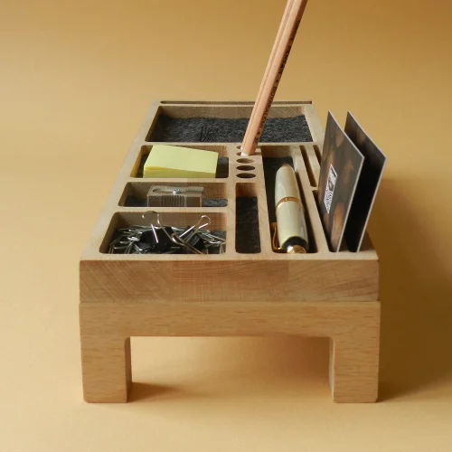 Fagus Wood - Wooden Organizer  Mini Sharpy