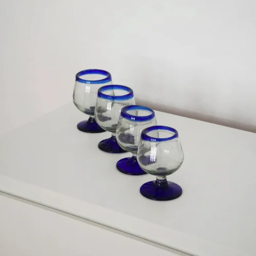 Niche - Handmade Bubble Glass Wine Glass With Stem