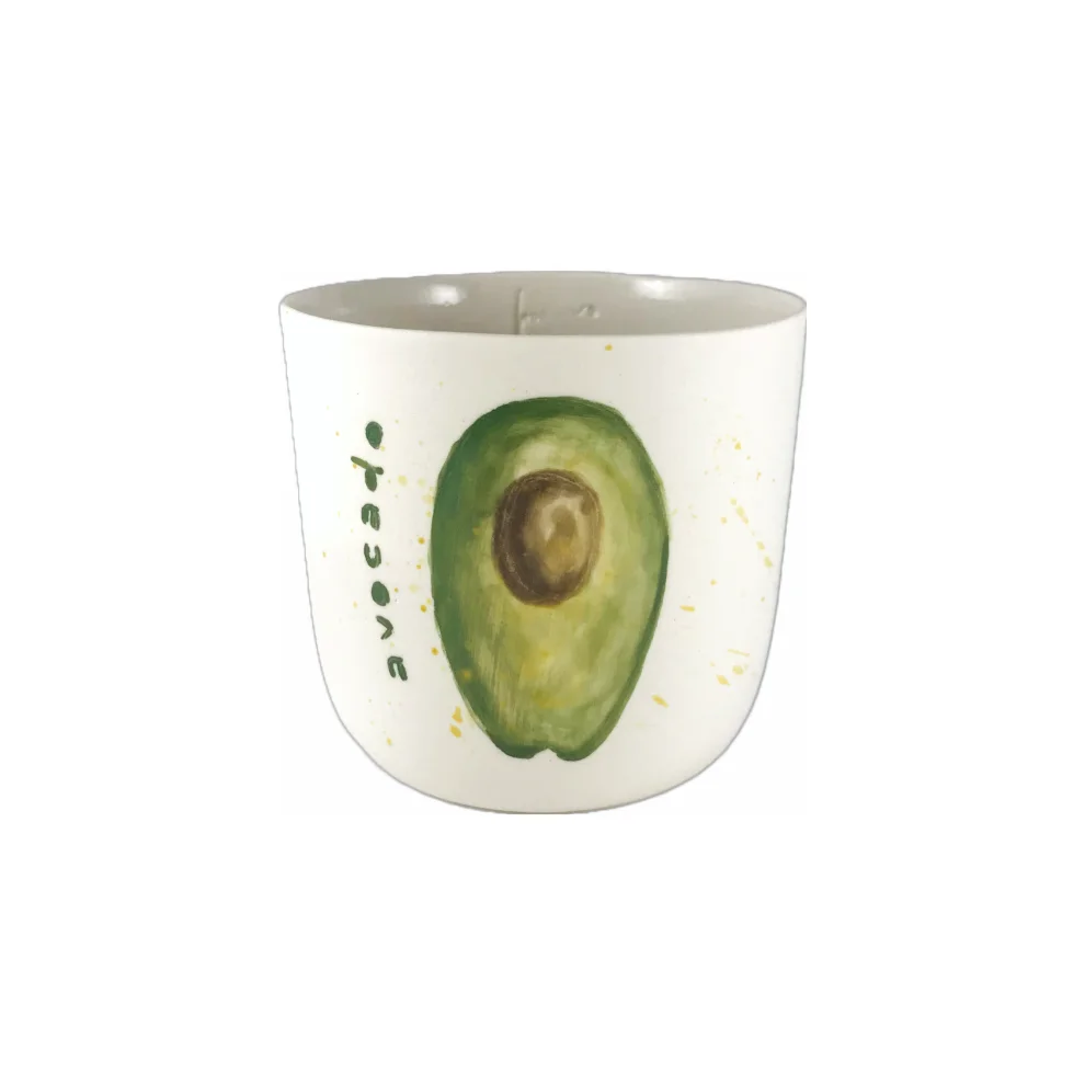 Büşra Mert Artworks - Avocado Mug