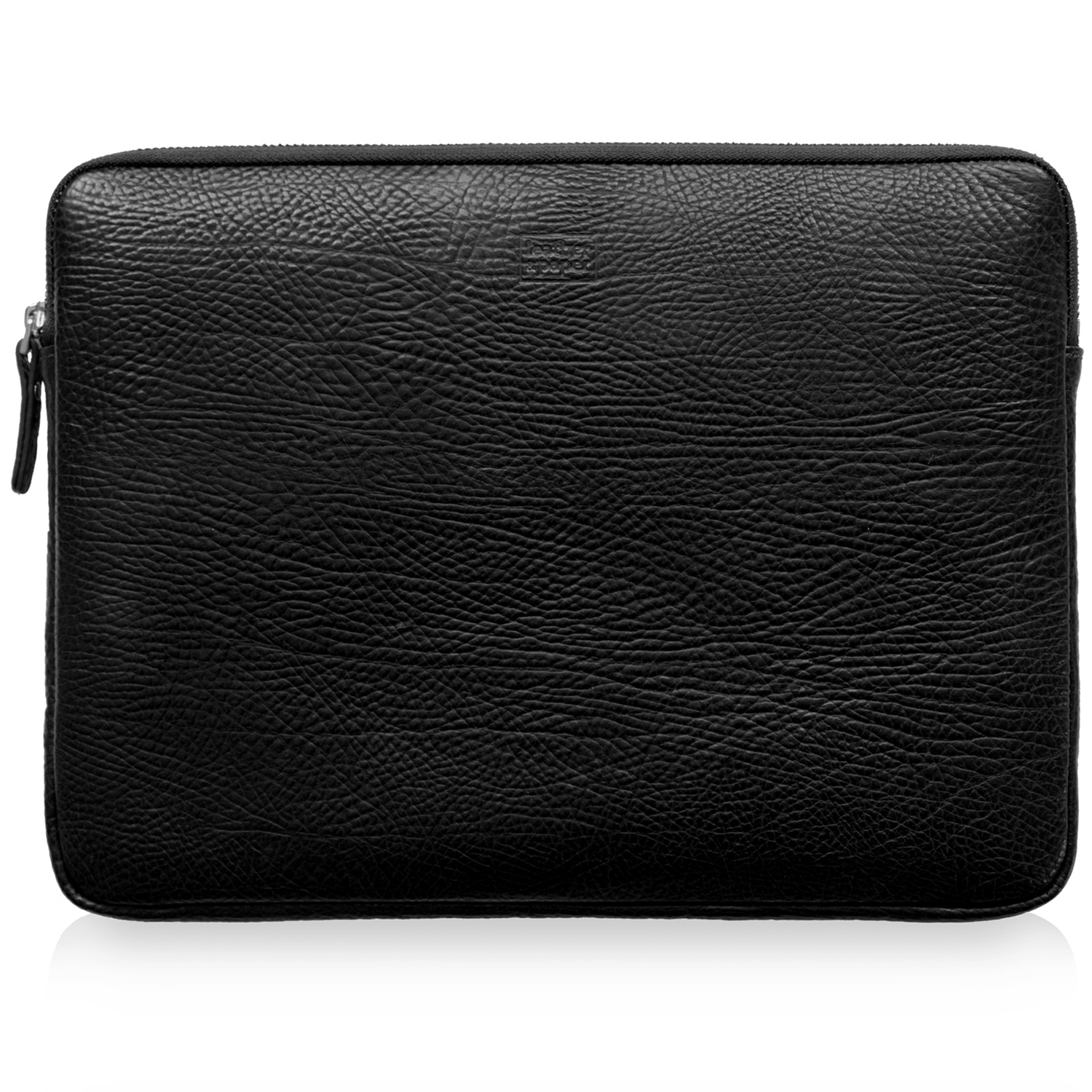 Leather Paper Leather Laptop Case 14 Black hipicon