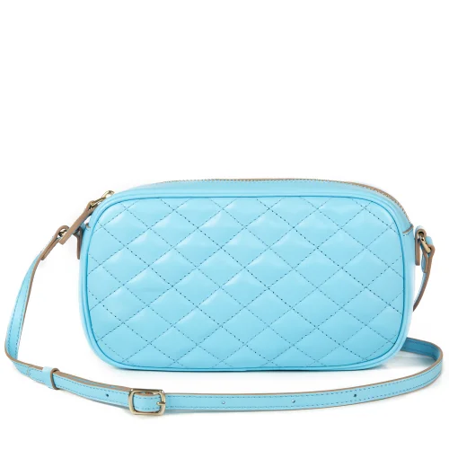 Leather & Paper - Quilted Patterned Suspended Leather Bag