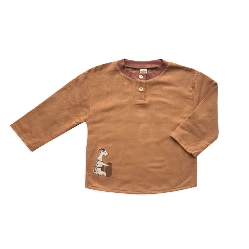 Auntie Me - Biscuit Goat Flannel Shirt