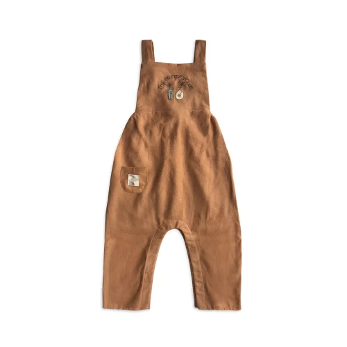 Auntie Me - Biscuit The Pottery Club Flannel Salopette