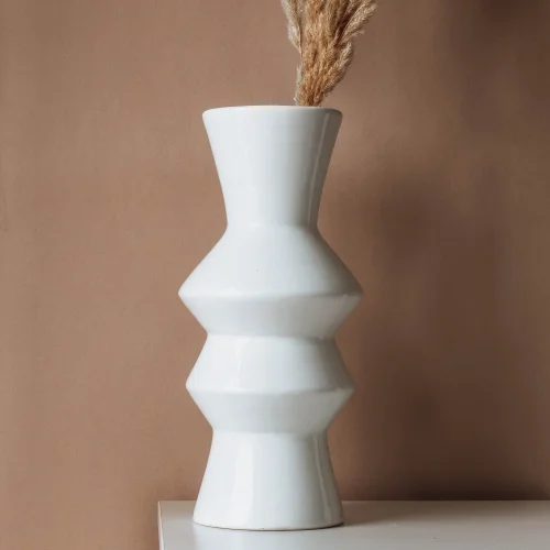 Beige - Vinka Ceramic Vase
