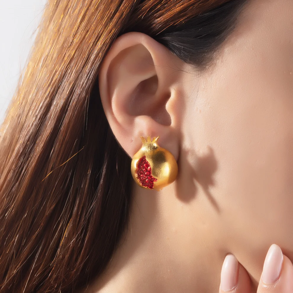 Milou Jewelry - Pomegranate Earrings