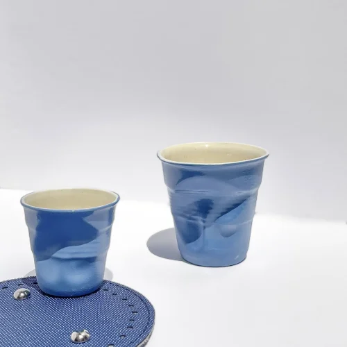 Yumsel Seramik - Zima Blue Series Glass Set Of 2 - Il