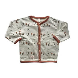Organic Celadon Goat Making Pottery Button-up Jacket