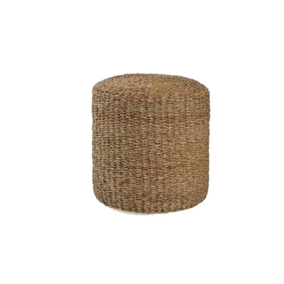 Box Co Concept - Wicker Cylinder Pouf