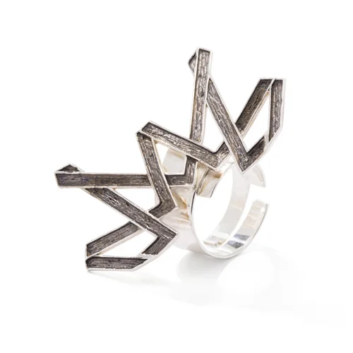 Zoya İstanbul - Five Pointed Harmony Balance Ring - Il