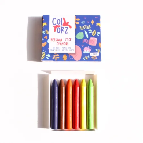 Colorz Doğal Boyalar - Beeswax Stick Crayons ( 6 Colorz)
