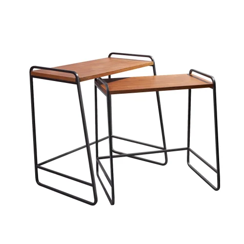 Gaen Studio - Twins 2'li Zigon Sehpa