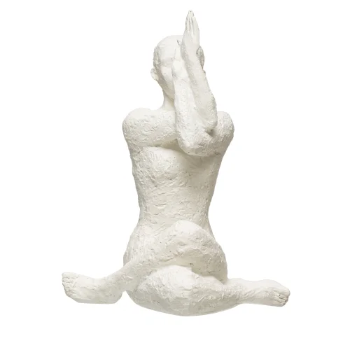 Warm Design	 - Yoga Female Object Sitting Decoratively