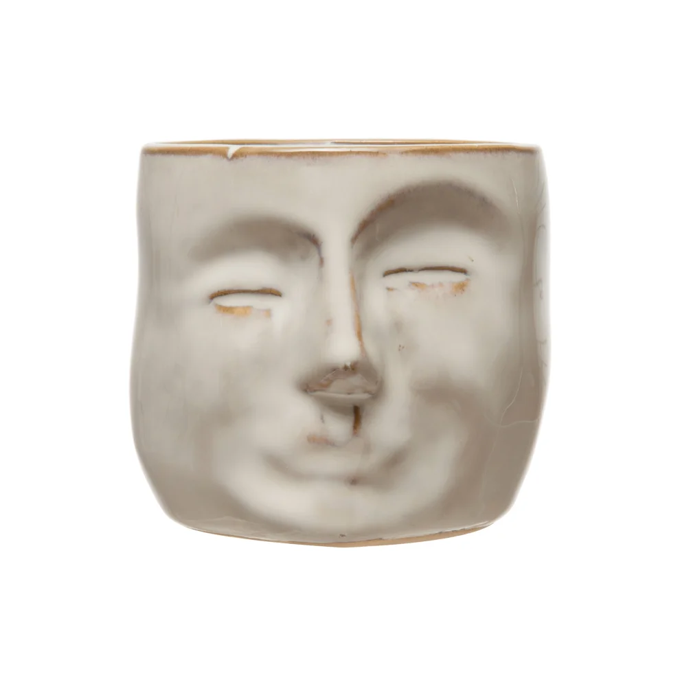 Warm Design	 - Face -figure Mini -flowerpot