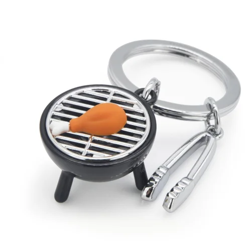 Metalmorphose - Barbecue Chicken Keychain