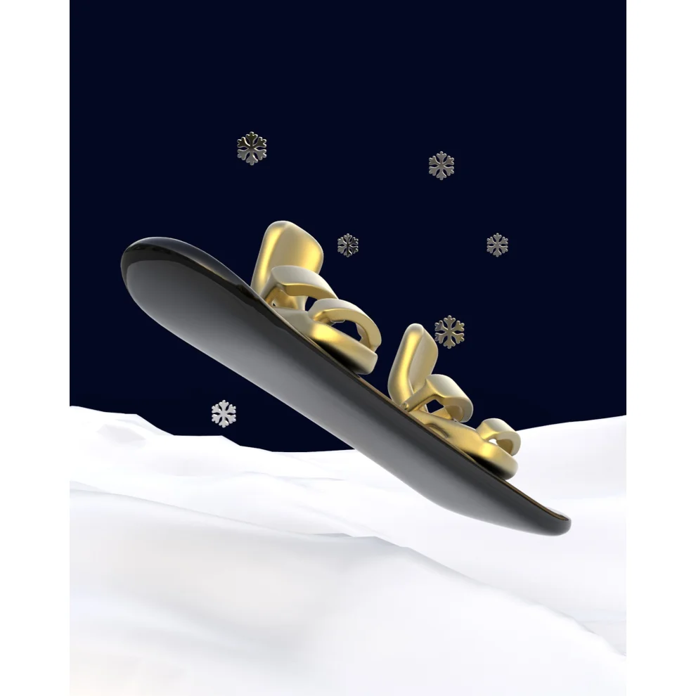 Metalmorphose - Snowboard Keychain