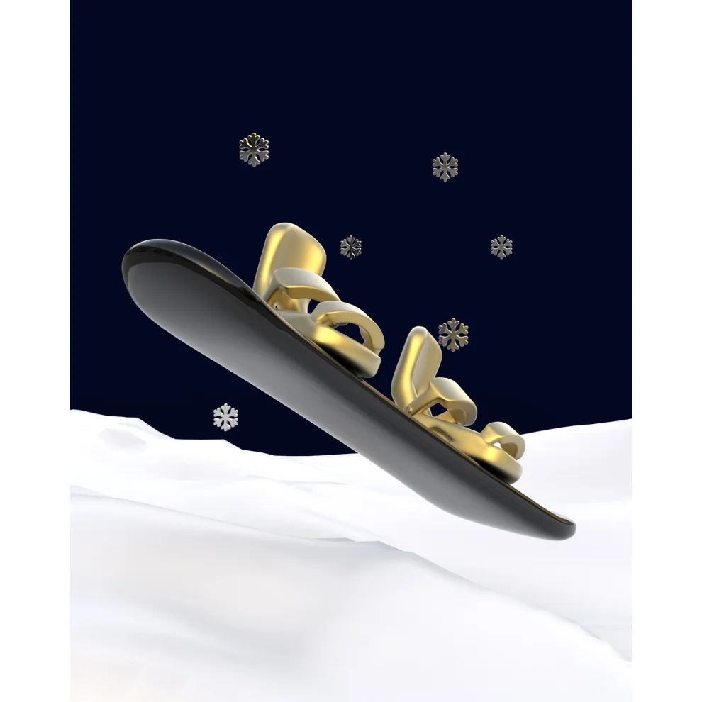 Metalmorphose - Snowboard Anahtarlık