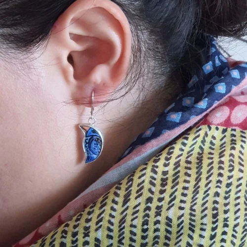 Atölye Lup - Birds Enamel Earrings