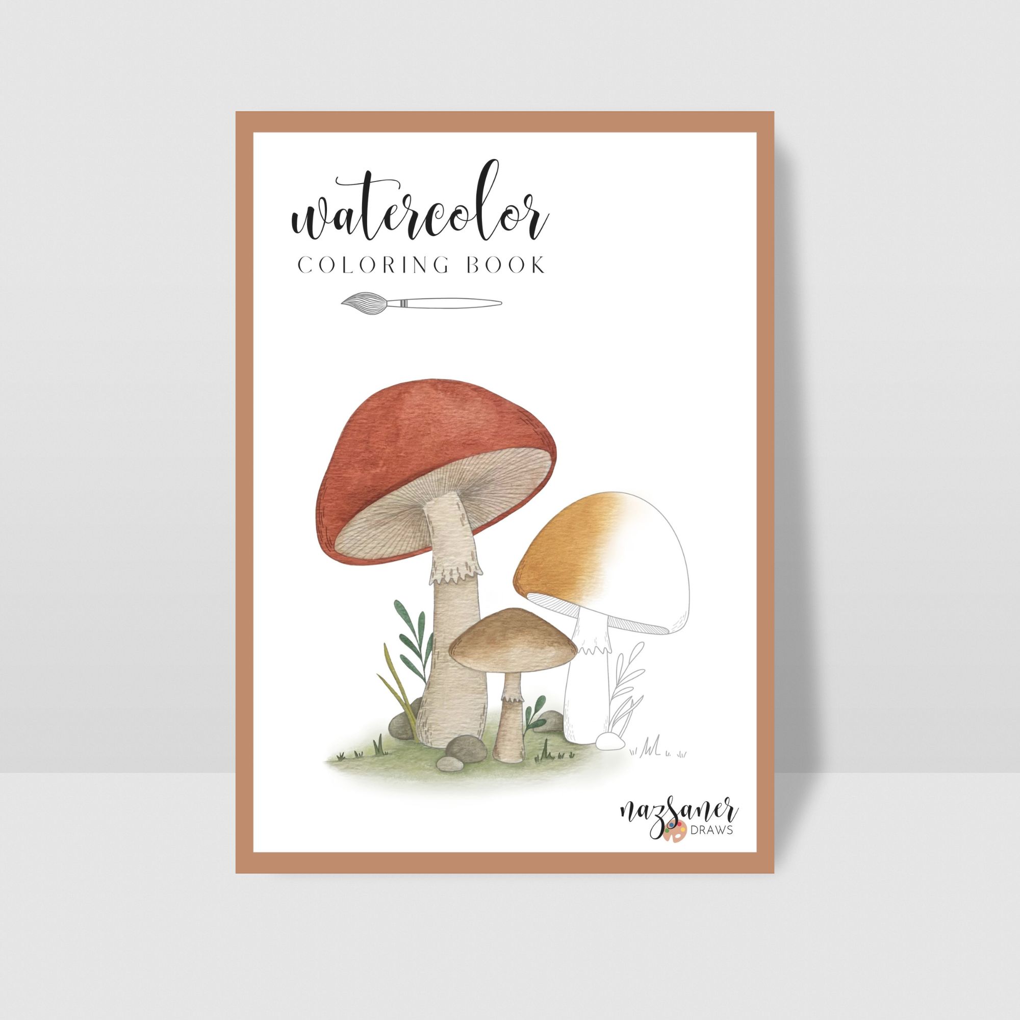 Watercolor Coloring Book | Autumn