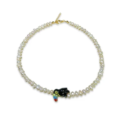 Kity Boof - Parrot Pearl Necklace
