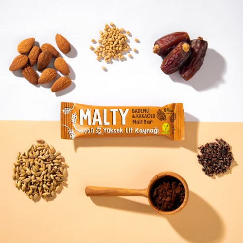 Malty - Malt Bar With Almonds And Cacao 12 Bars