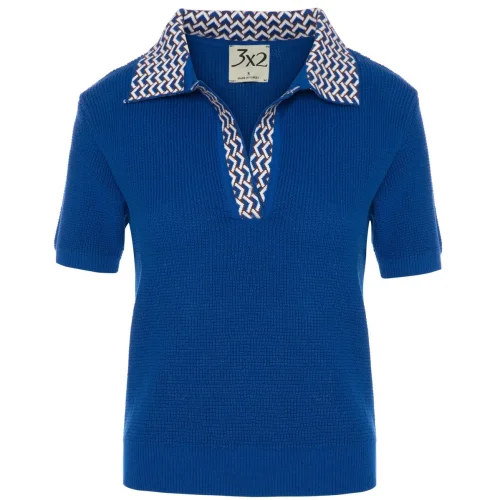 3x2 - Retro Patterned Knitwear T-shirt