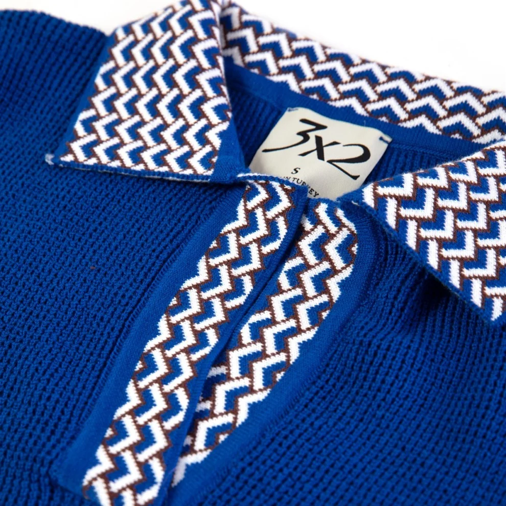 3x2 - Retro Patterned Knitwear T-shirt