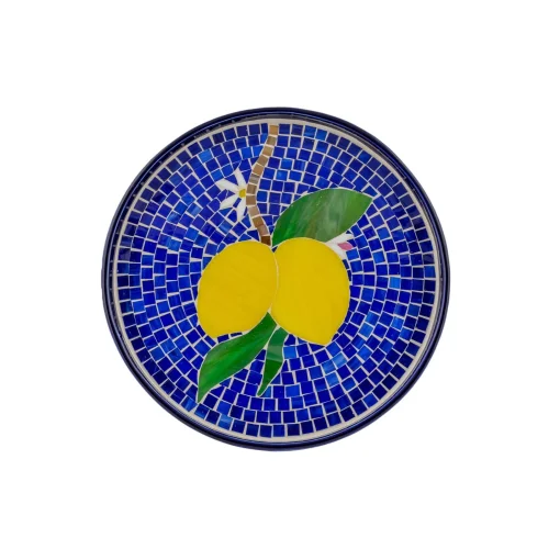 Deniz MosaicWorks - Lemon Mosaic Plate