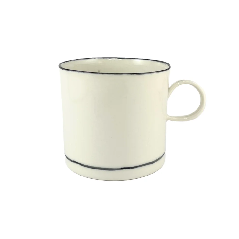 Büşra Mert Artworks - Black Line Mug