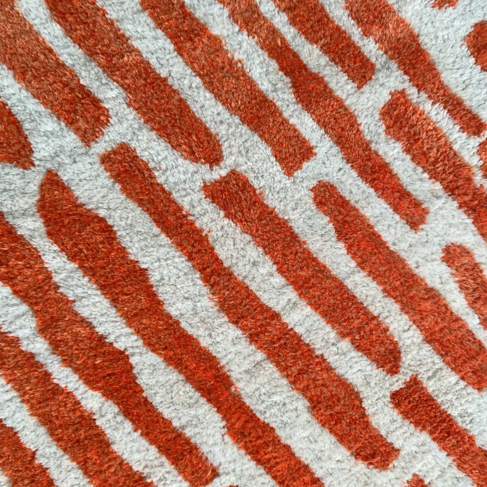 Fille a Fille Design Studio - Orange Rug