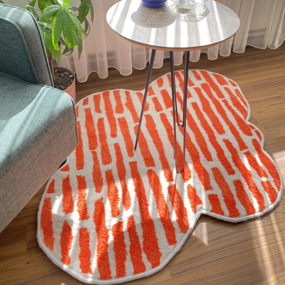 Fille a Fille Design Studio - Orange Rug