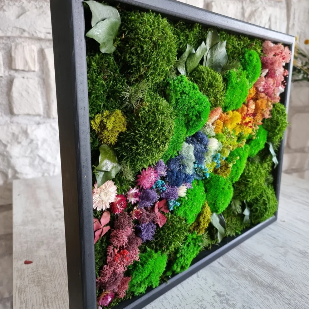 Fiplantart Works - Moss Frame Art