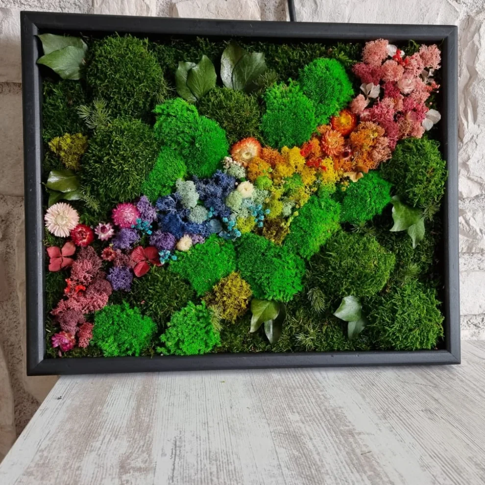 Fiplantart Works - Moss Frame Art