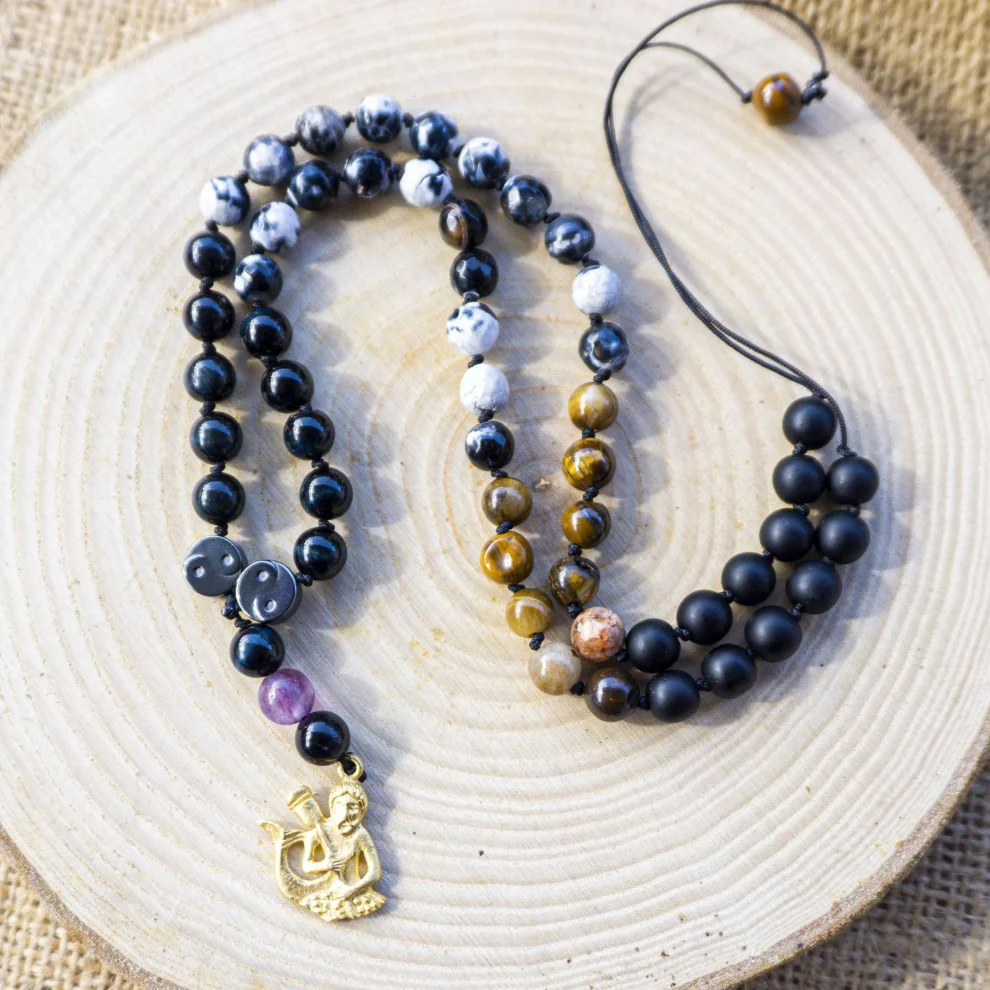 İndafelhayat - Sahmeran's Mala Beads Necklace Necklace