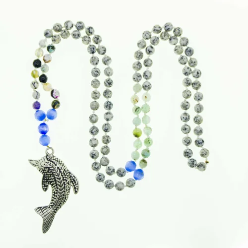 İndafelhayat - Protective Mala Beads Of The Seas Necklace