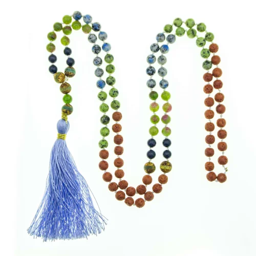 İndafelhayat - Inner Travel Mala Beads Necklace