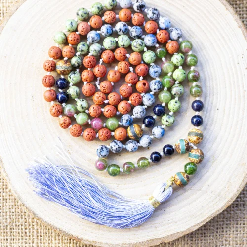 İndafelhayat - Inner Travel Mala Beads Necklace