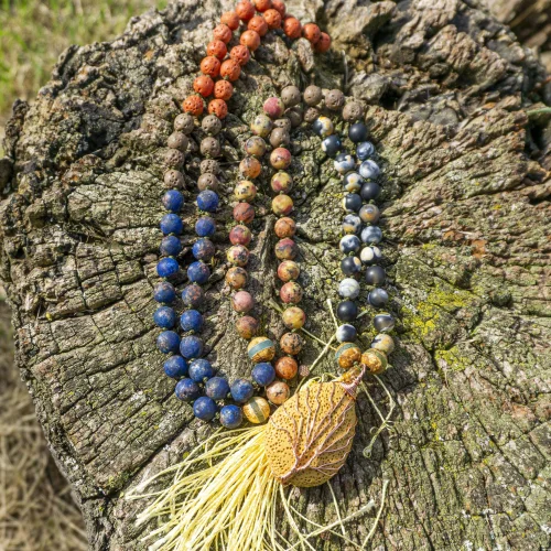 İndafelhayat - Protective Mala Beads Of The Forest Necklace