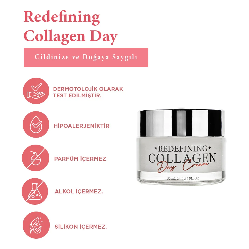 Pureexen Cosmetics - Pureexen Cosmetıcs Laboratory Redefining Collagen Day - Tüm Ciltler Için Kırışıklık Karşıtı Nemlendirici Gündüz Kremi