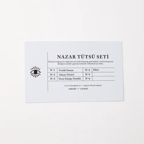 Moods And Goods - Nazar Tütsü Seti